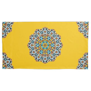 Funda De Cojín Mezquita marroquí de mármol amarillo