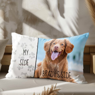 Funda De Cojín Mi Lado De Perros De Lado Personalizado Foto Pet L