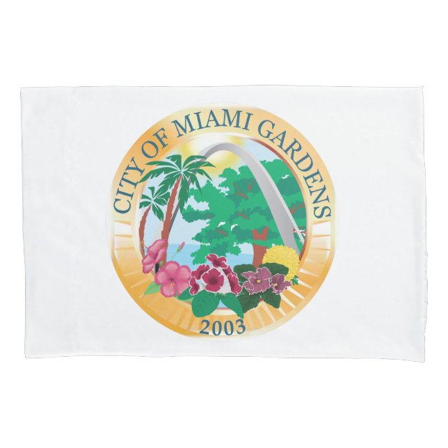 Funda De Cojín Miami Gardens (Florida) City Seal (Anverso-izquierdo)