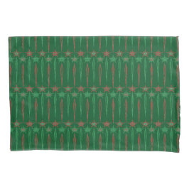 Funda De Cojín Mid Mod Icicles Almohadas Green Standard