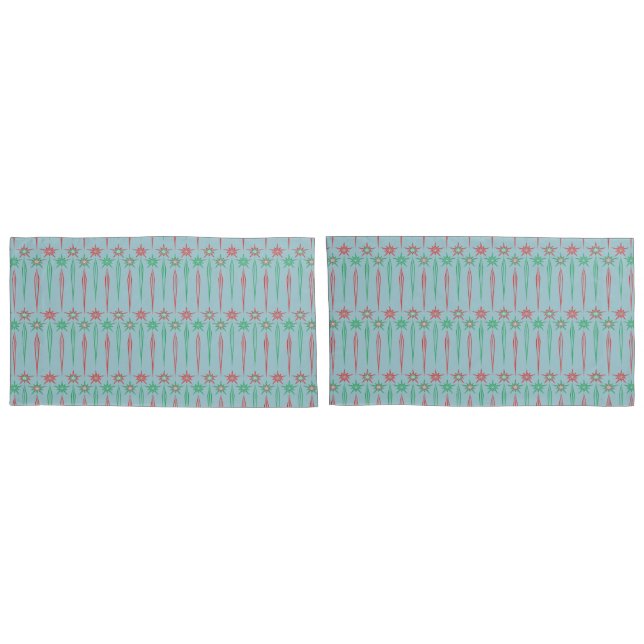Funda De Cojín Mid Mod Icicles King Pillowcase (Reverso-Set)