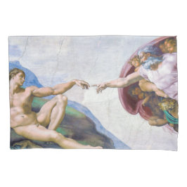 Funda De Cojín Miguel Ángel - Creación de Adam aislado