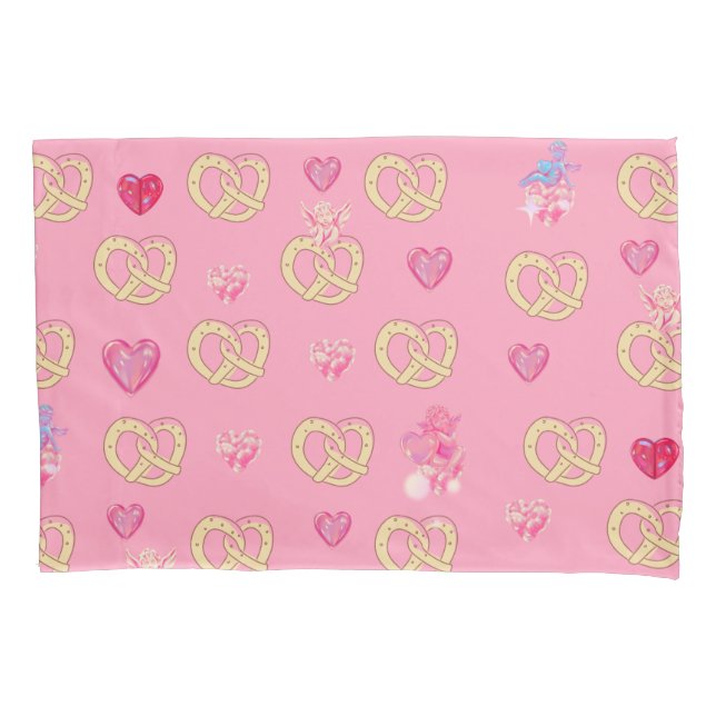 Funda De Cojín Mikitiez lindo pan pretzel coqueto pastelería vale (Anverso-izquierdo)