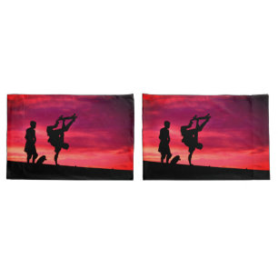 Funda De Cojín Milán Sunset con Lance y Caballero