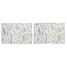 Mínimo y suave colorido Jardín de flores silvestre