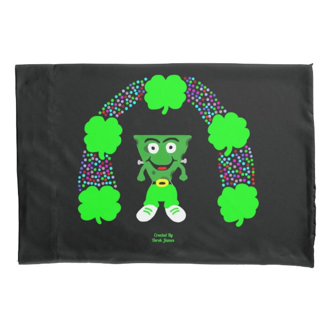 Funda De Cojín Mochila estándar de St. Patrick's FrankenCheese (Anverso)