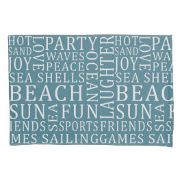 Funda De Cojín Mochilas de almohadas de color de la casa de playa