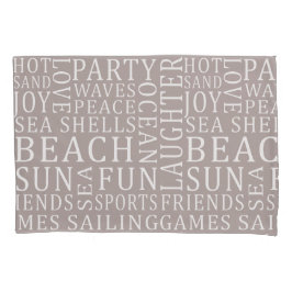 Funda De Cojín Mochilas de almohadas de color de la casa de playa