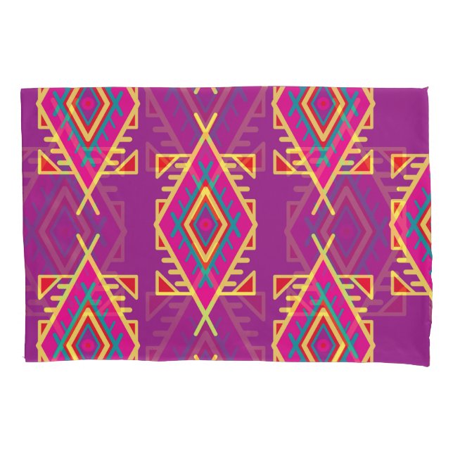 Funda De Cojín Moda Boho: Ornamento étnico sin foco (Anverso)