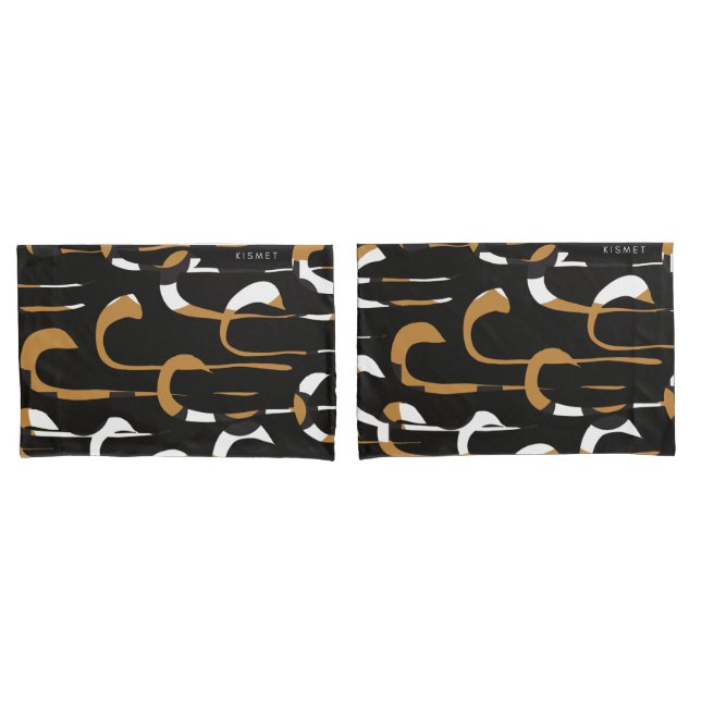 Funda De Cojín Moda negra de Kismet (Anverso - Set)