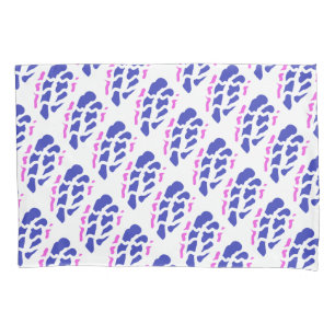 Funda De Cojín Modalidades azules y rosas reales
