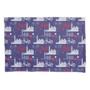 Funda De Cojín Modelo de las señales de Londres