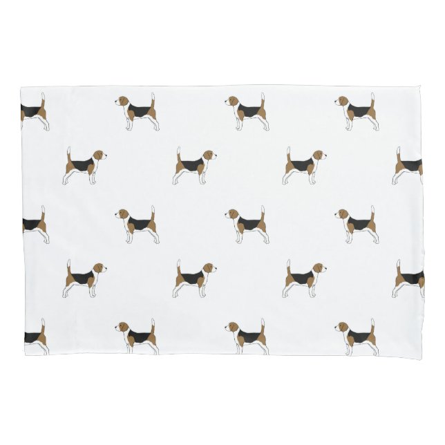 Funda De Cojín Modelo de los beagles (Anverso)