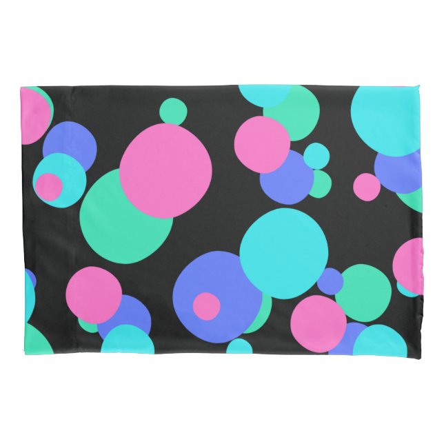 Funda De Cojín Modelo de resumen de burbujas (Anverso)