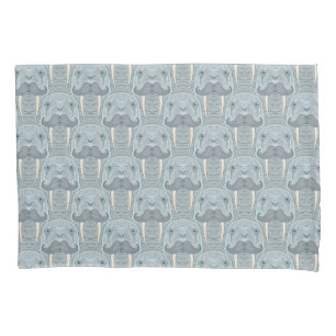 Funda De Cojín Modelo del bigote de la morsa