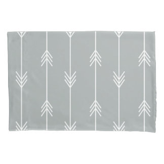 Funda De Cojín Modelo GRIS de la flecha del PURITANO
