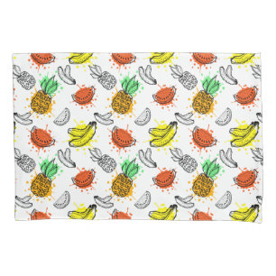 Funda De Cojín Modelo inconsútil del gráfico de vector
