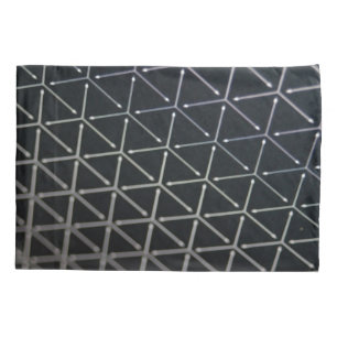 Funda De Cojín Modelo negro y blanco del cubo