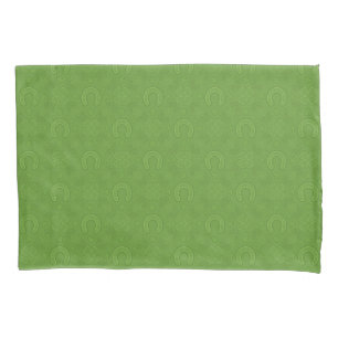 Funda De Cojín Modelo verde afortunado de los iconos