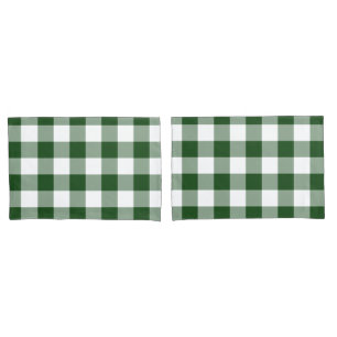 Funda De Cojín Modelo verde y blanco de la guinga