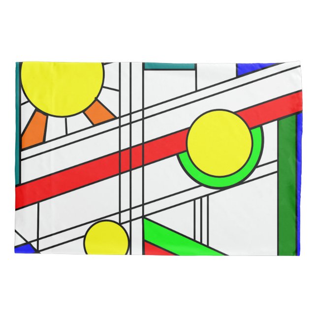 Funda De Cojín Moderna apariencia de vidrio templado (Reverso)