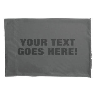 Funda De Cojín Moderno Gris Negrita Profesional Minimalista Su Te