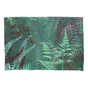 Funda De Cojín Moderno y elegante Ferris verdes de esmeralda oscu