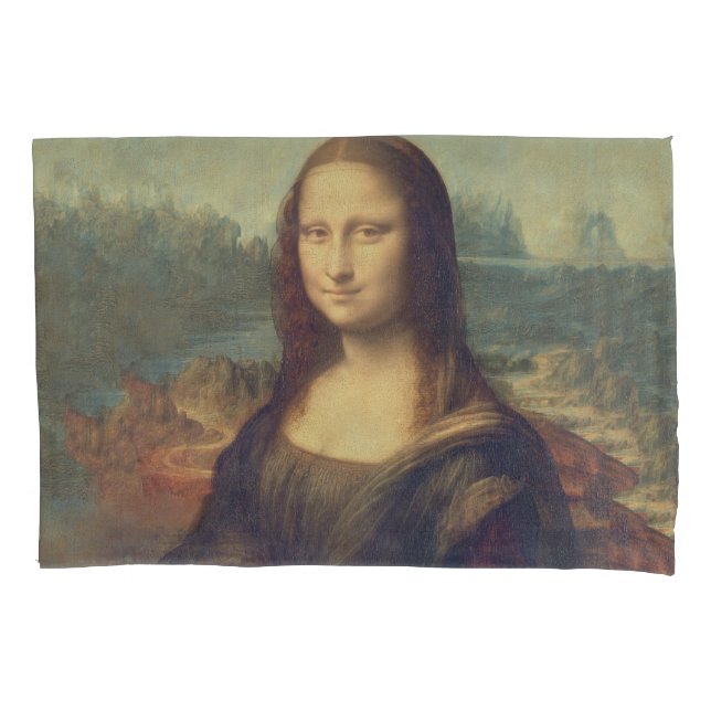 Funda De Cojín Mona Lisa de Leonardo da Vinci (Anverso)