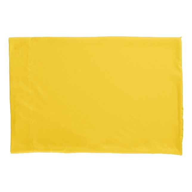 Funda De Cojín Mono sencillo de almohada amarillo pálido (Anverso)