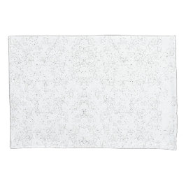 Funda De Cojín Monochrome Floral Pattern – Elegant Seamless Art