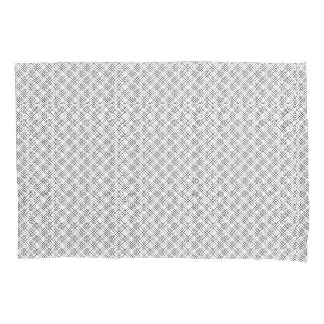 Funda De Cojín Monochrome Geometric Texture|Seamless Diamond Look (Anverso)