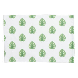 Funda De Cojín Monstera Leaf Green Design.