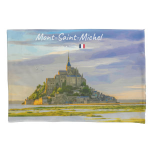 Funda De Cojín Mont-Saint-Michel, Francia - Abadía Medieval