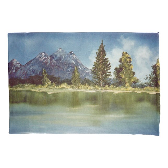 Funda De Cojín Montaña Lake Pillowcase (Anverso)