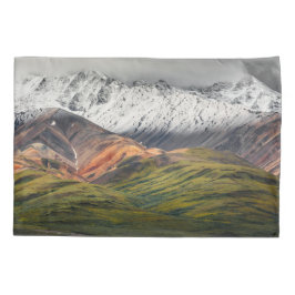 Funda De Cojín Montaña policromada, Denali NP, Alaska