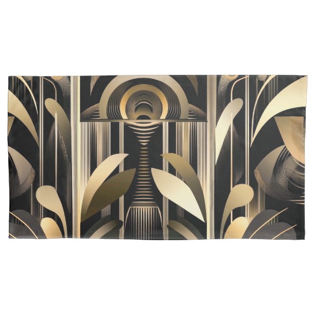 Funda De Cojín Montañas de estilo Art Déco (Anverso)