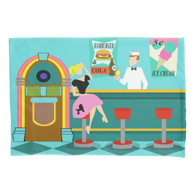 Funda De Cojín Montañas Retro Soda (Anverso)