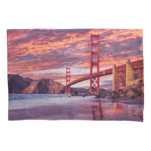 Funda De Cojín Monumentos   Puerta de Oro de San Francisco, CA
