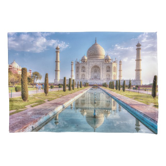 Funda De Cojín Monumentos | Taj Mahal Sunrise (Anverso)