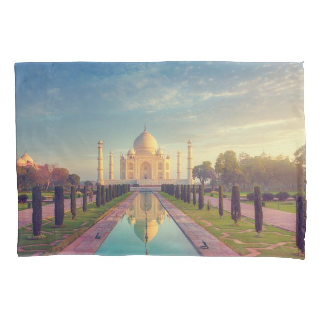 Funda De Cojín Monuments | Taj Mahal Colors (Anverso)