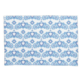 Funda De Cojín Moon Magic Stars Corazones Blanco Celestial