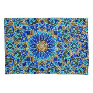 Funda De Cojín Mosaico Marroquí: Diseño árabe sin foco