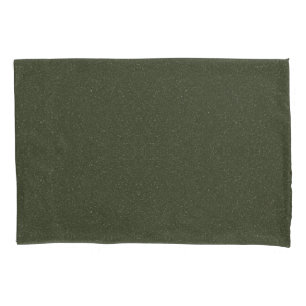 Funda De Cojín Moss Green Textured Pillowcase - Personalizable