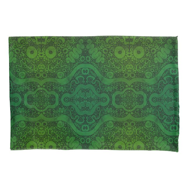 Funda De Cojín Moss Mirrored Coils (Anverso)