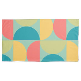 Funda De Cojín Mostaza y oliva agridulce de mediados del siglo XX