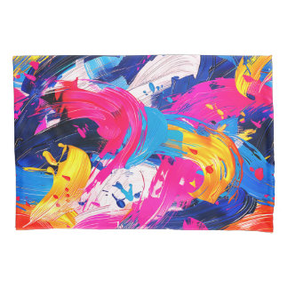 Funda De Cojín motif coups de pinceaux