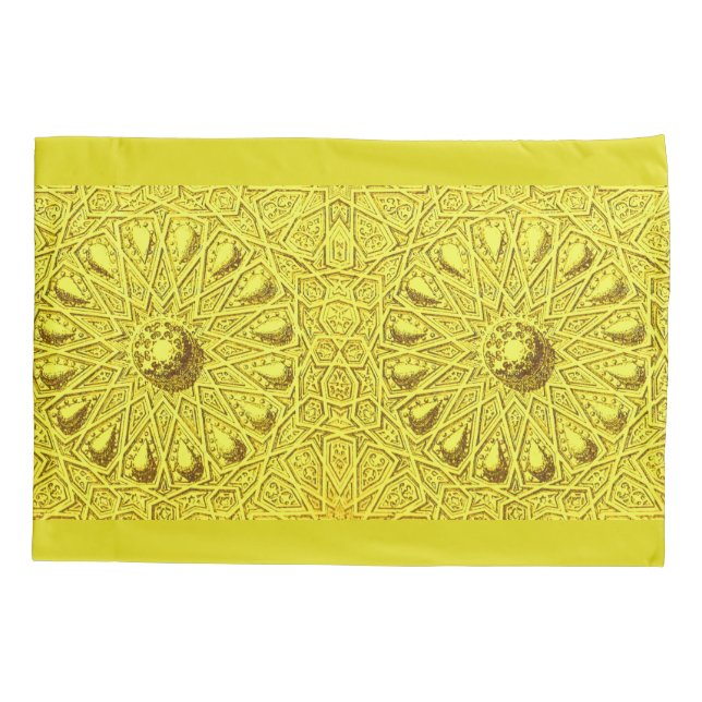 Funda De Cojín motivo antiguo de Oriente Medio (Reverso-Izquierdo)