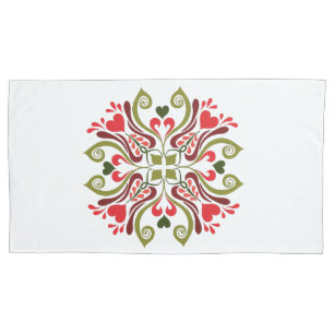 Funda De Cojín Motivo Floral de Tulipán Húngaro