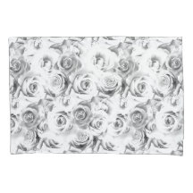 Motivo Floral Repetitivo | Patrón de Rosas Blancas
