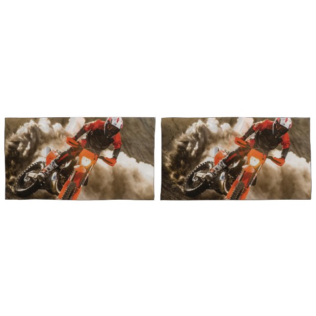 Funda De Cojín Motocross Rider (Anverso - Set)